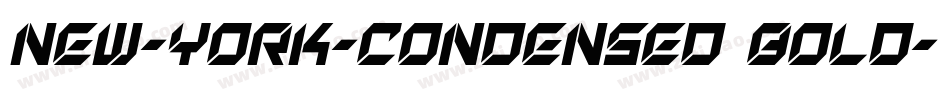 New-York-Condensed Bold字体转换